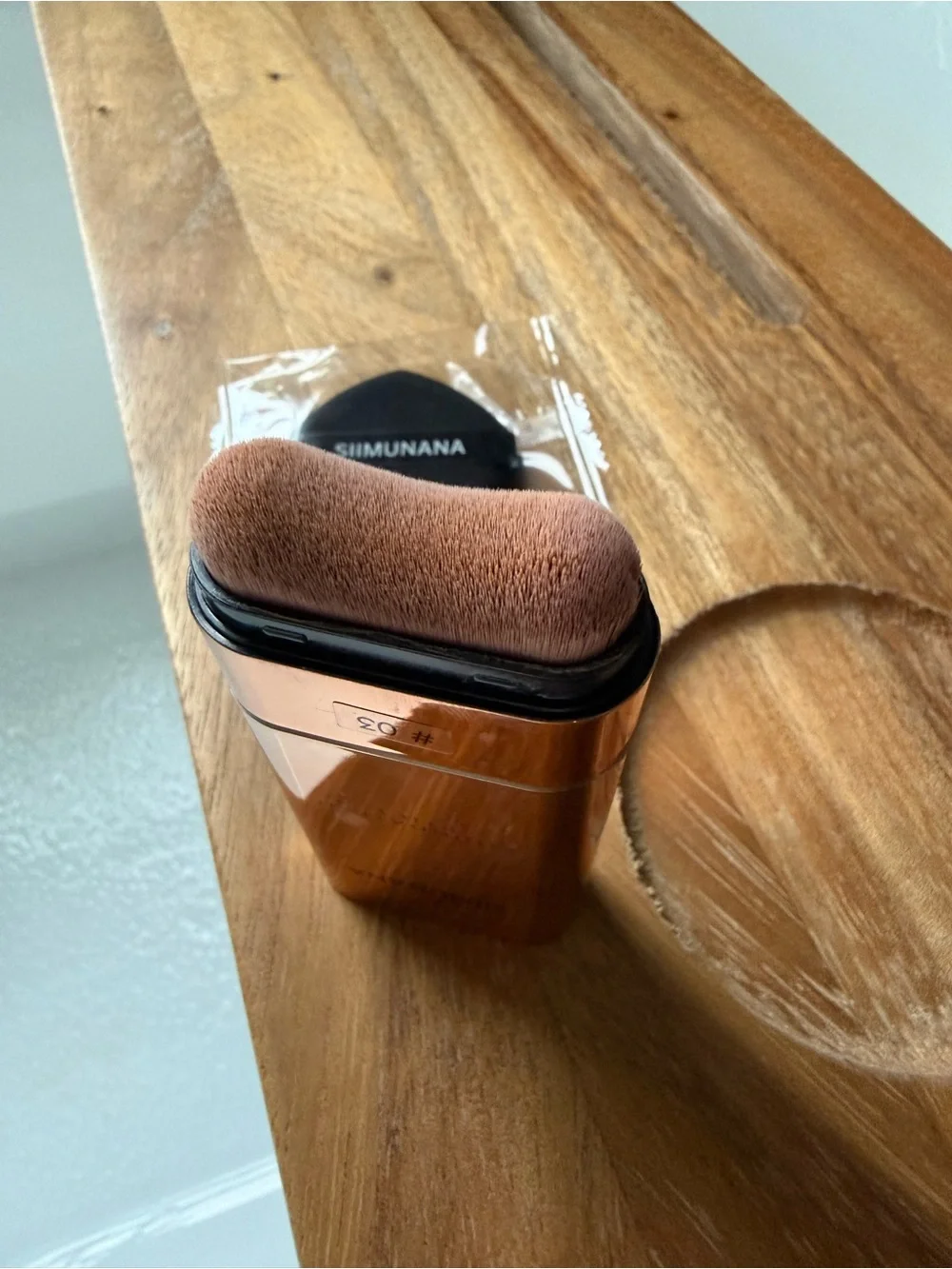 Korean Dual-Ended Foundation Stick in Warm Almond Shade